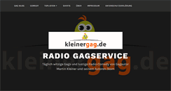 Desktop Screenshot of kleinergag.de