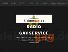 Tablet Screenshot of kleinergag.de